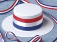 Skimmer Hat (Patriotic)